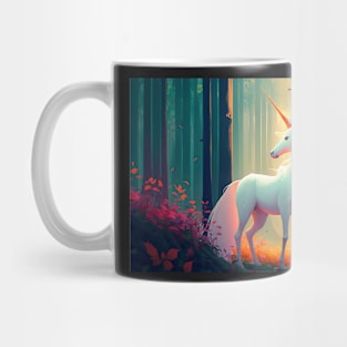 Magical Woodland Unicorn 003 Mug